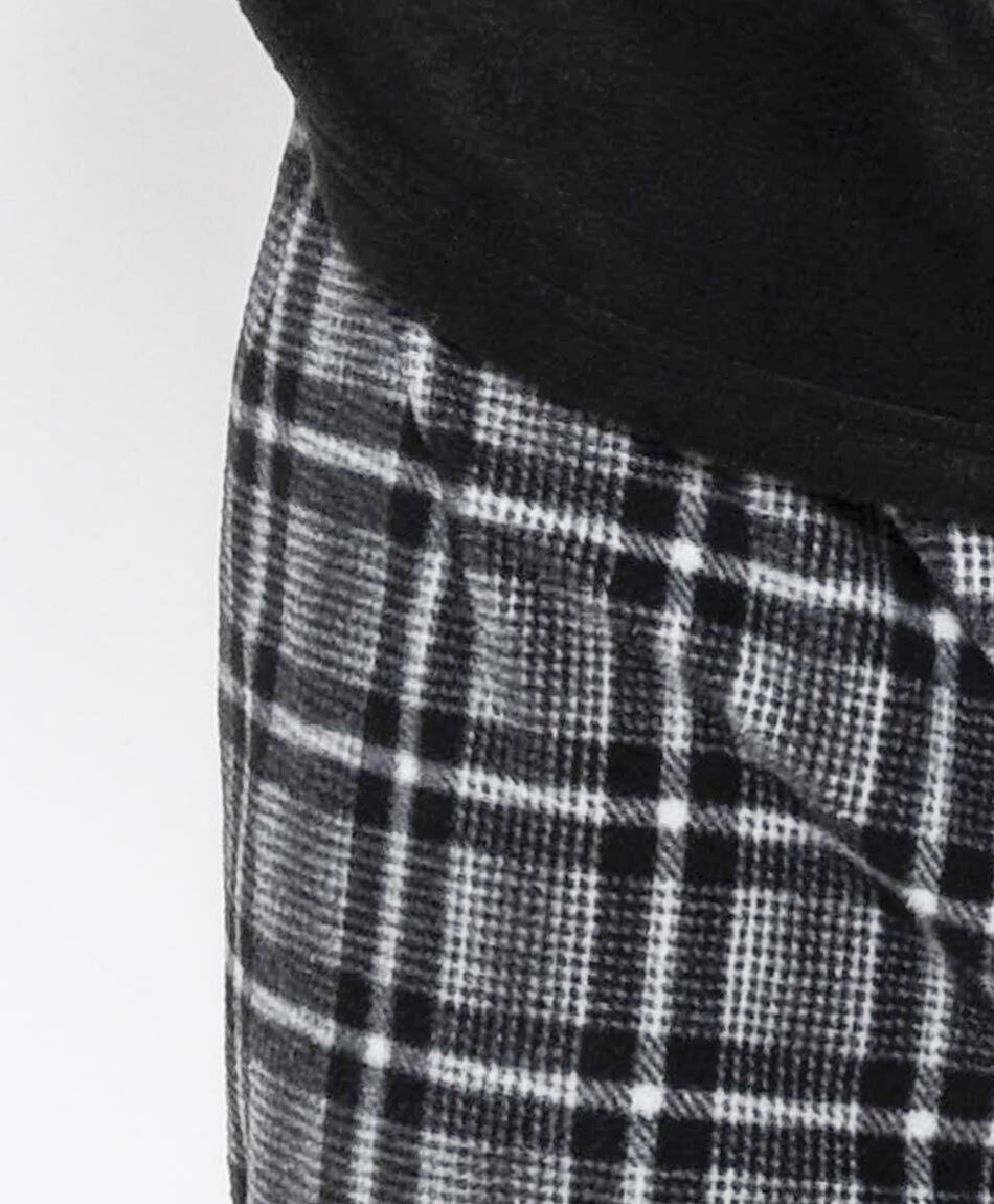 Pijama hombre polar cuadros 2 piezas