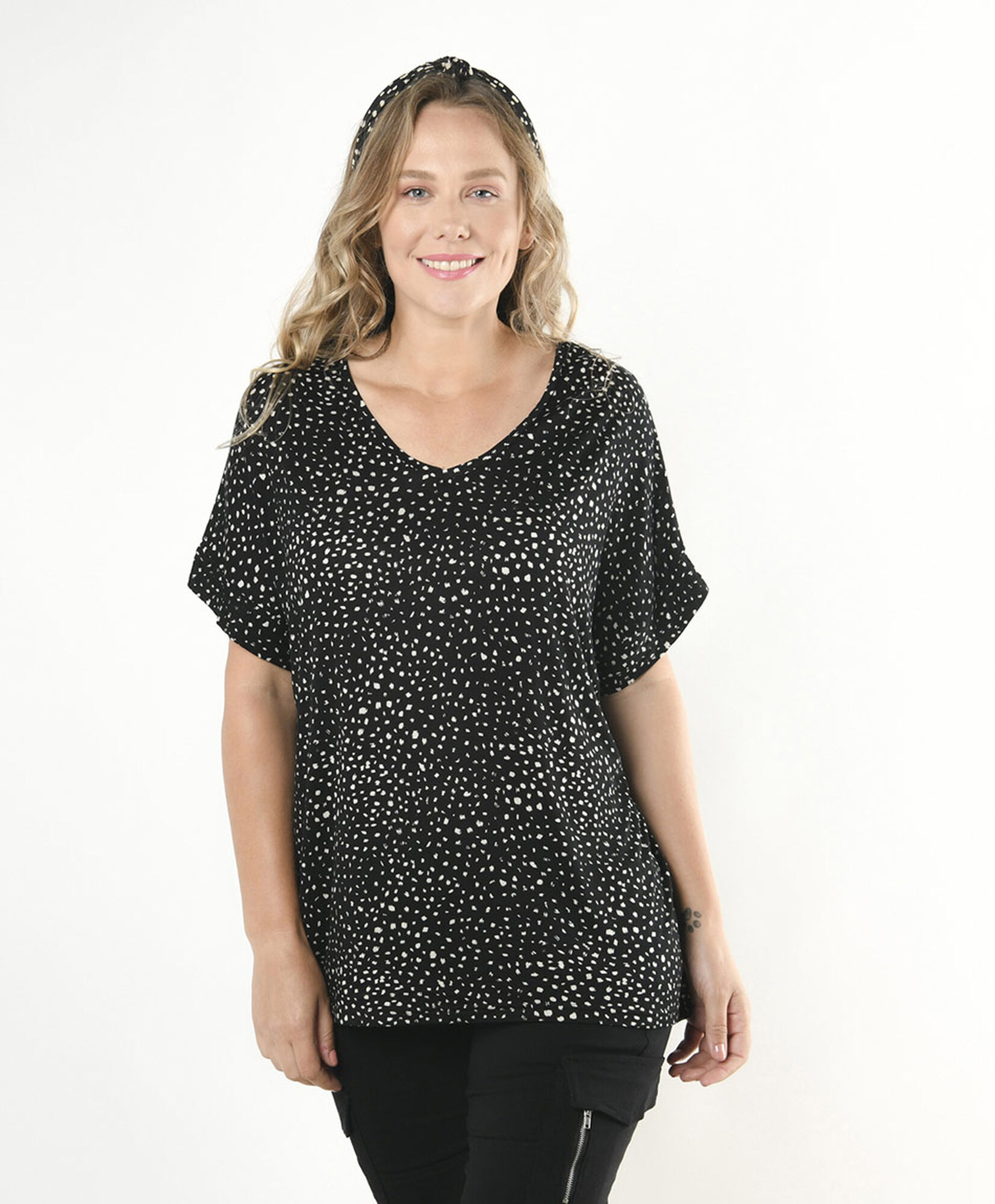 Polera mujer print oversize Polera mujer print oversize
