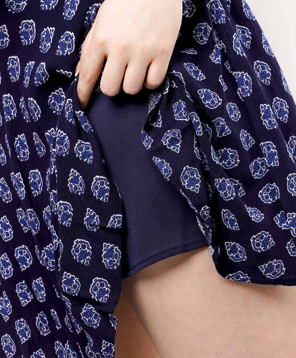 Falda mujer short print flor