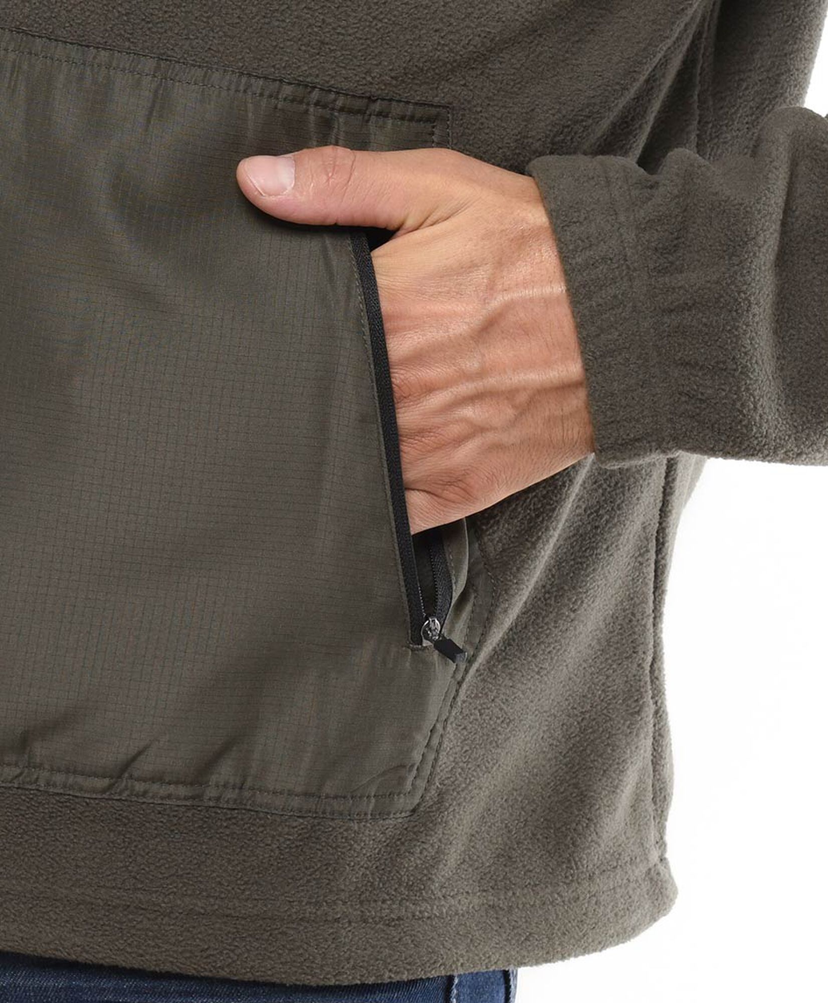 Chaqueta hombre mix medio cierre Chaqueta hombre mix medio cierre