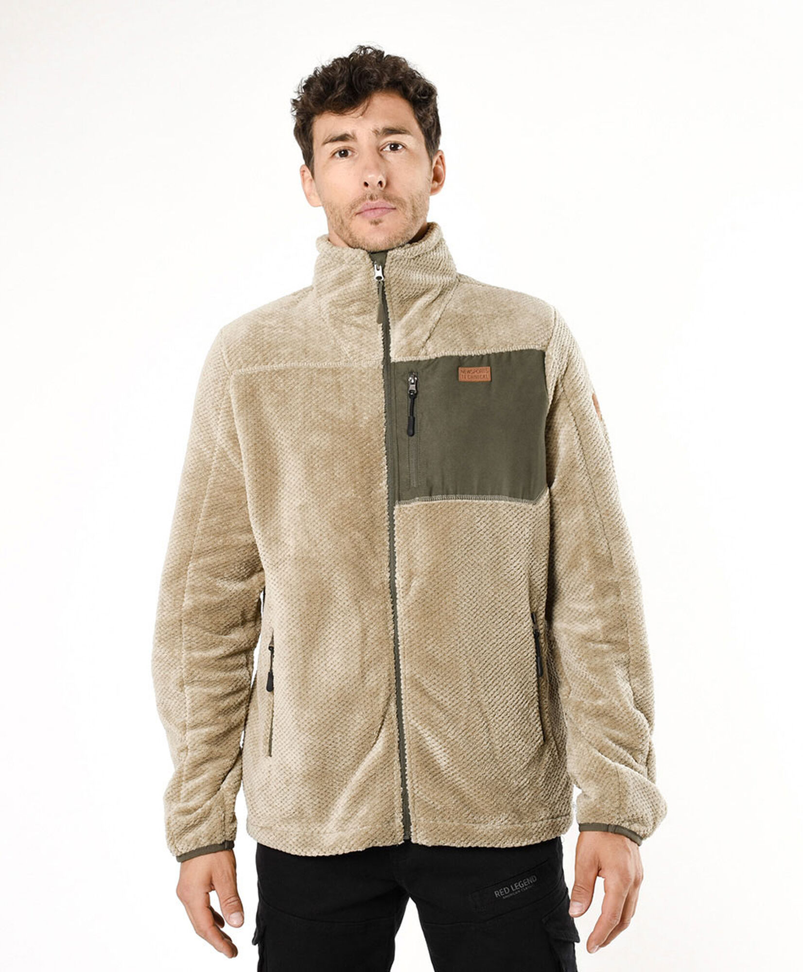 Polar deportivo hombre bolsillo color Polar deportivo hombre bolsillo color