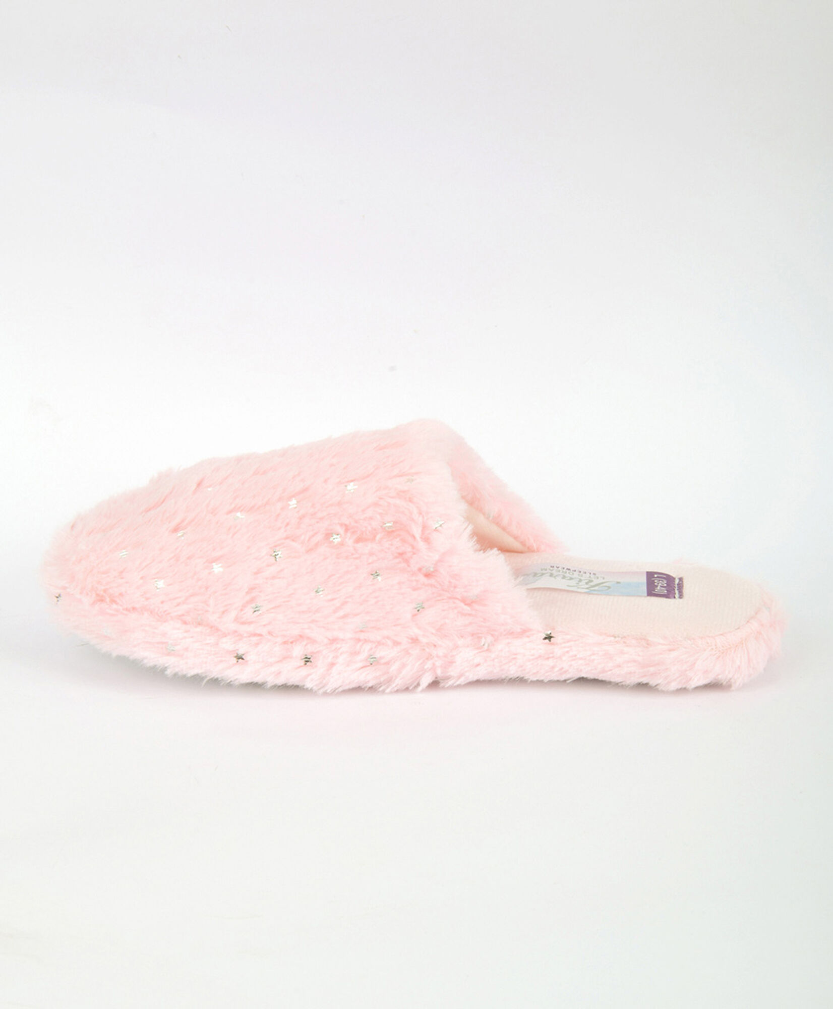 Pantufla mujer brillos rosada Pantufla mujer brillos rosada