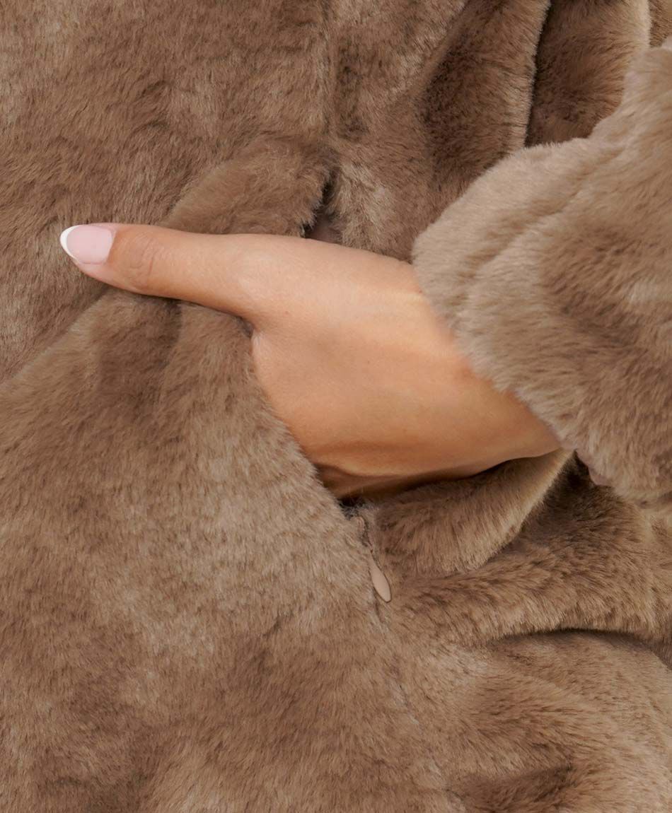 Parka mujer reversible interior abrigado