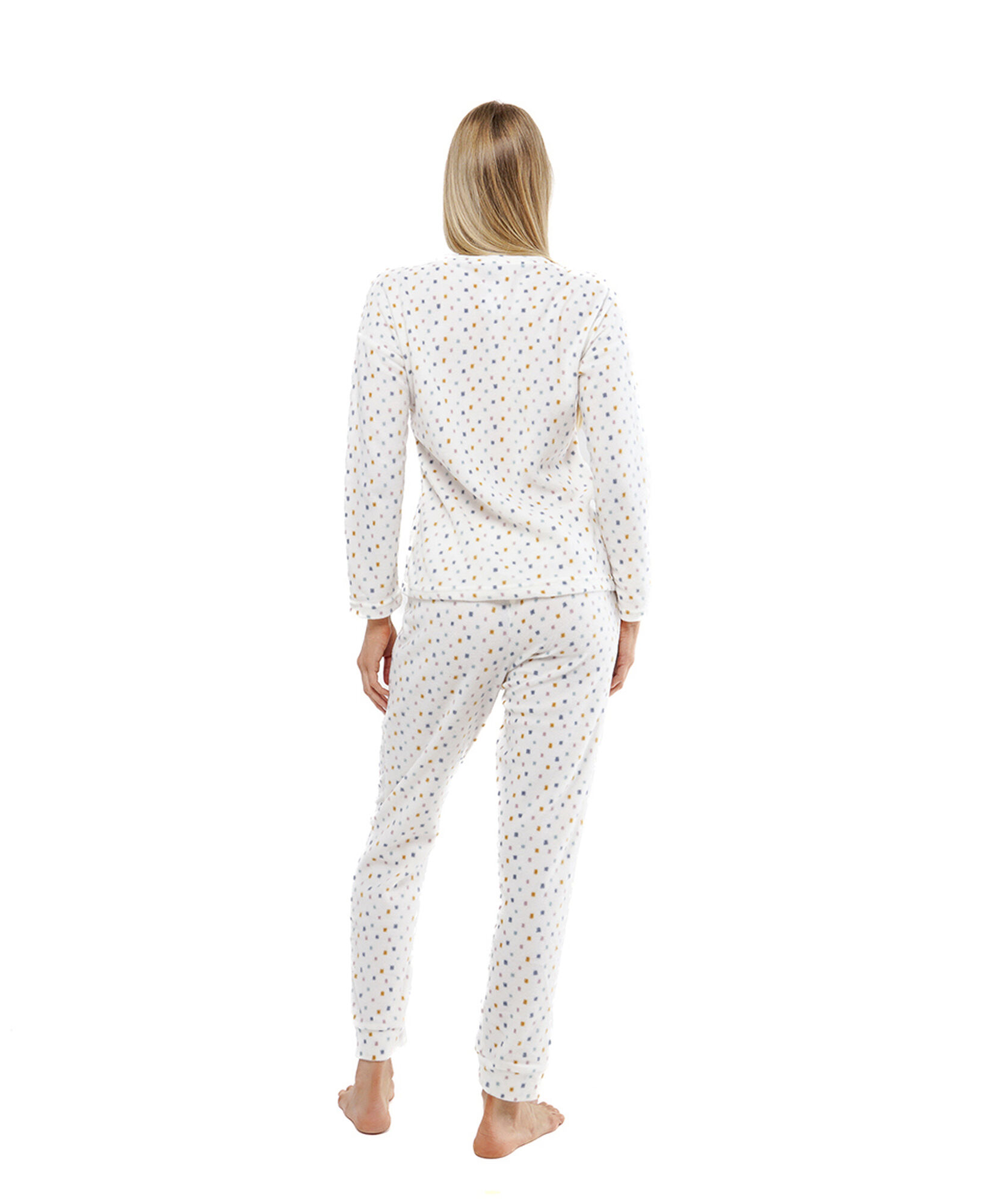 Pijama mujer micropolar puntos mix color Pijama mujer micropolar puntos mix color