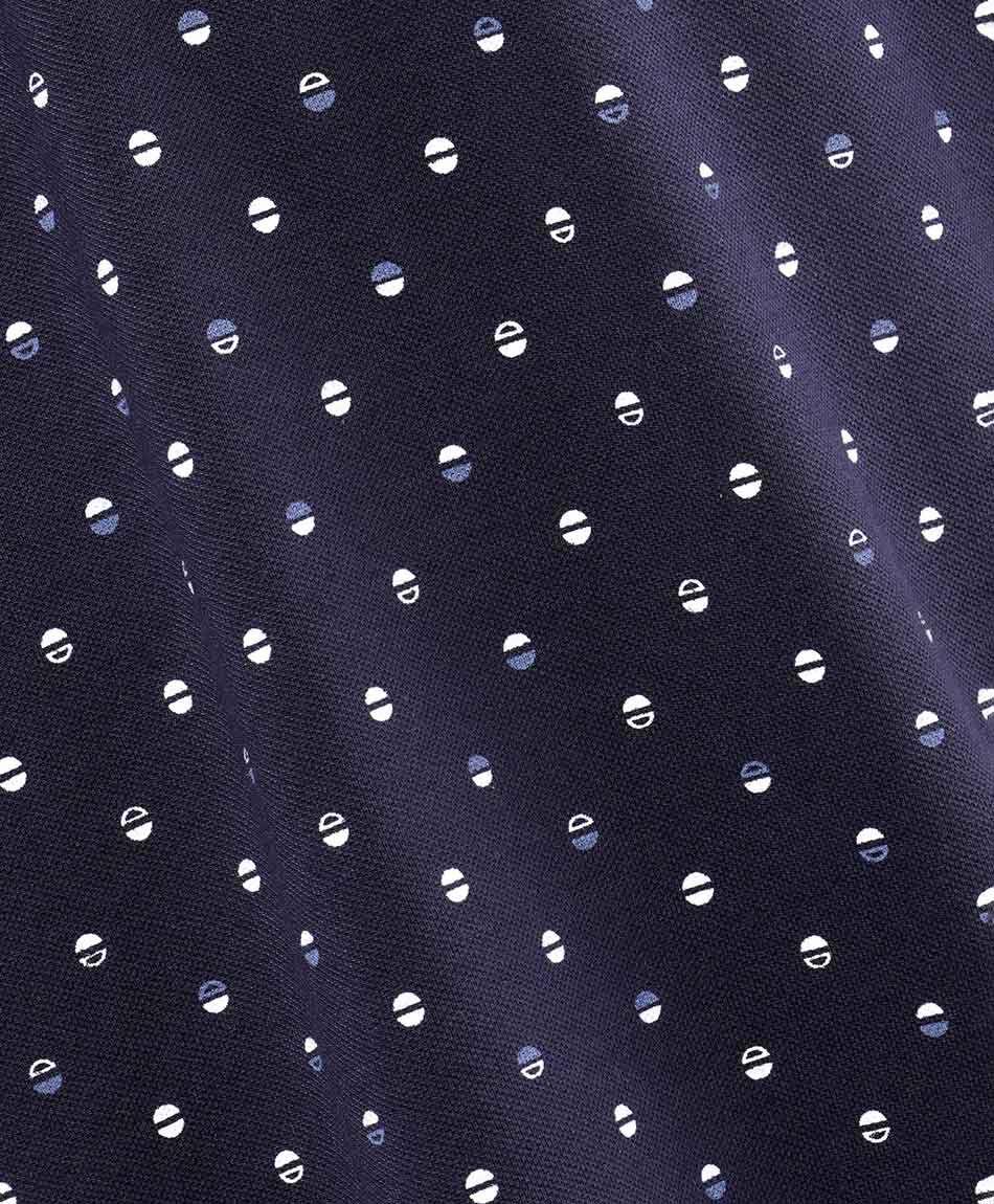 Polera hombre polo semi c&iacute;rculos