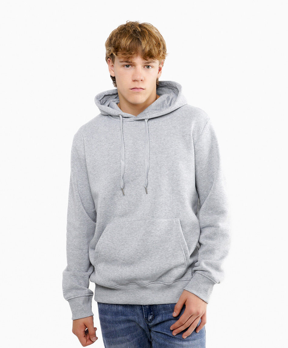 Poler&oacute;n hombre liso grey