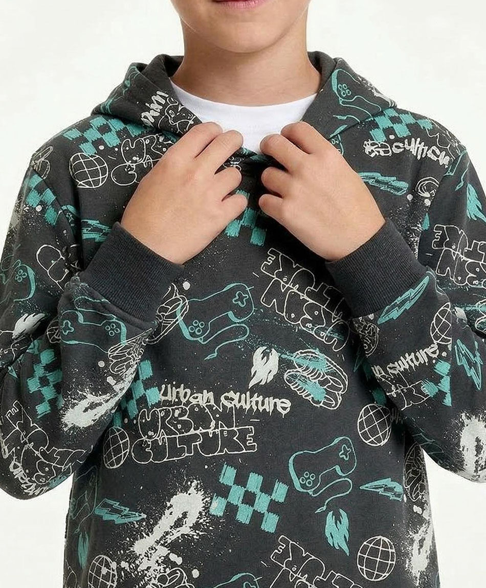 Poler&oacute;n ni&ntilde;o estampado creativo