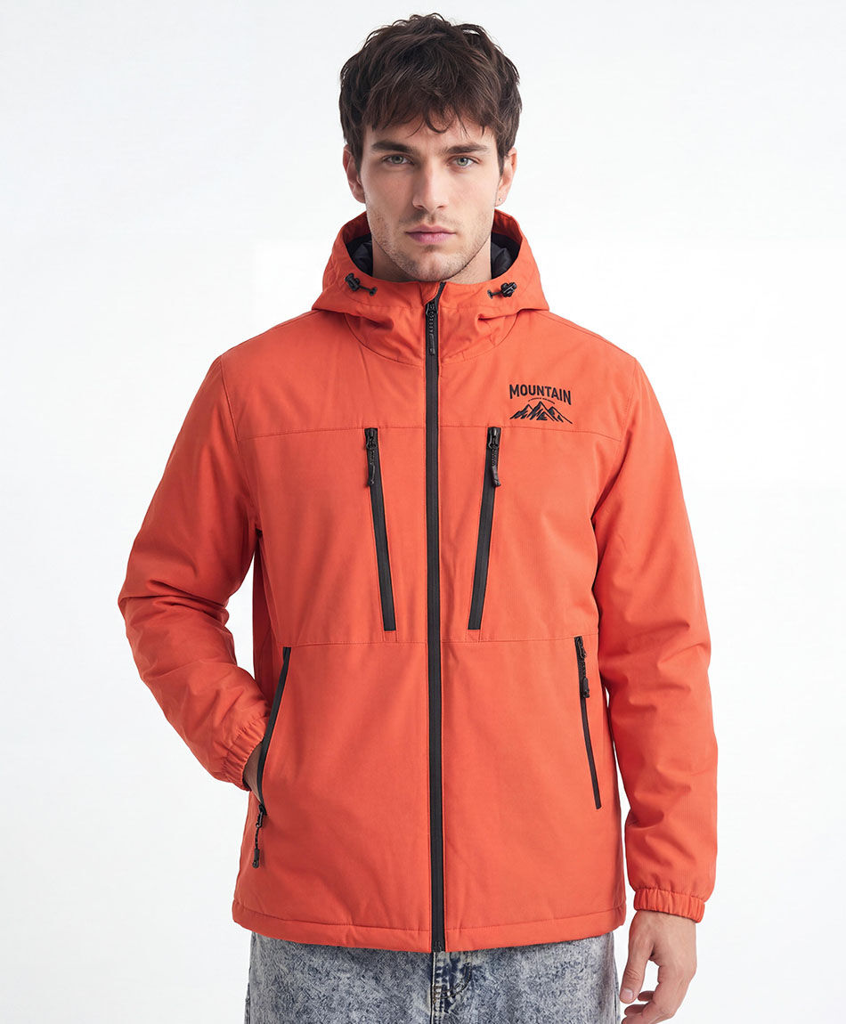 Chaqueta hombre outdoor naranja