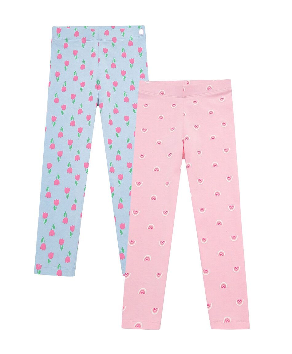 Pack 2 leggins beb&eacute; print