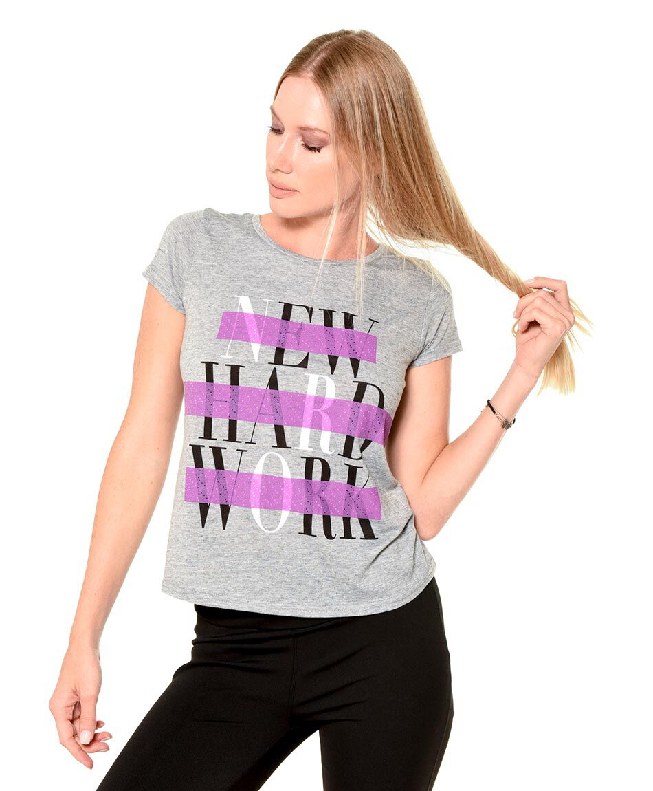 Polera print new work