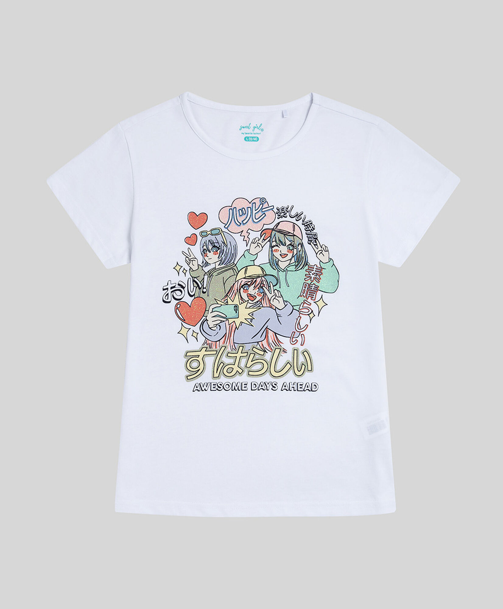 Polera niña animé Polera niña animé