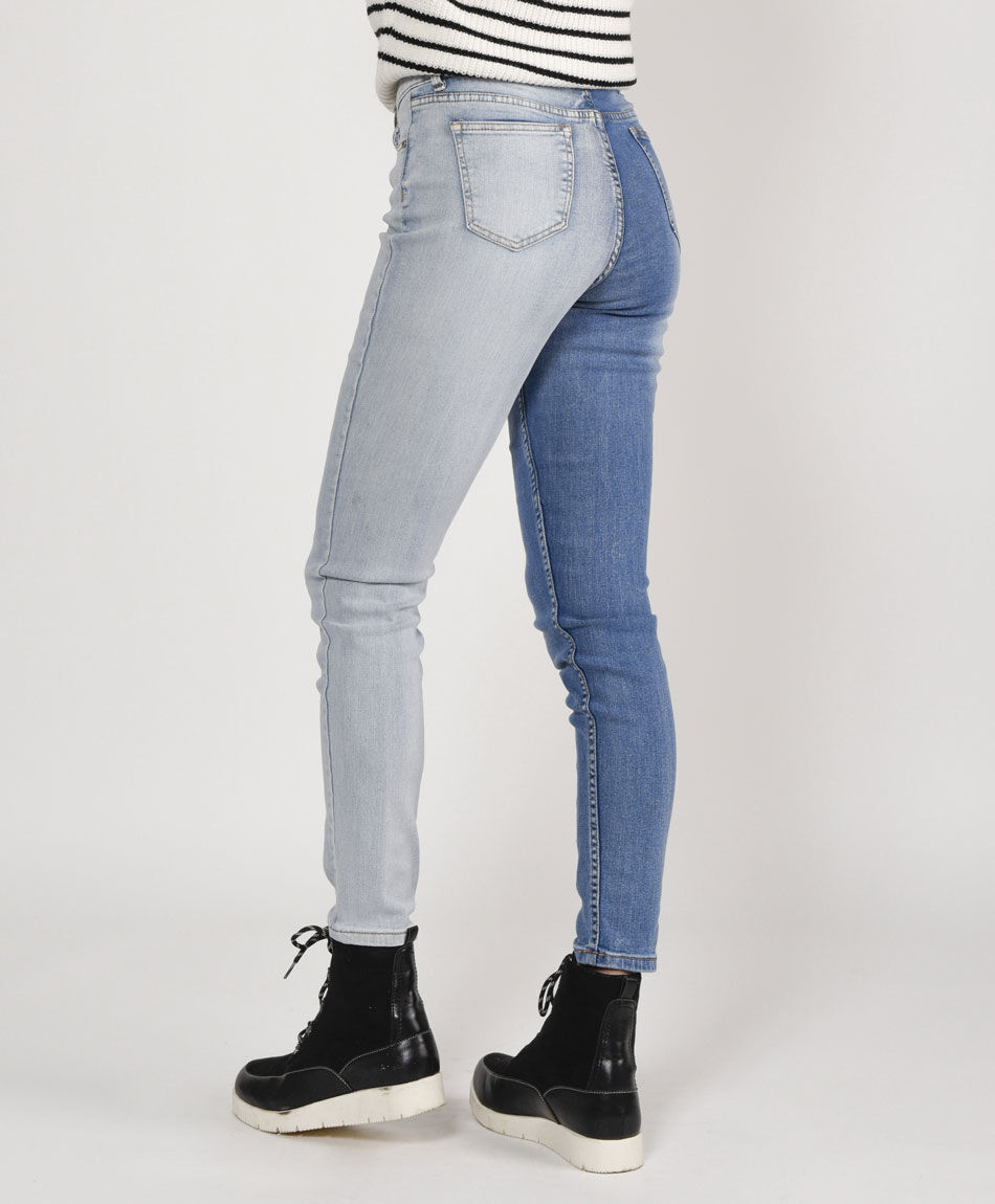 Jeans bicolor