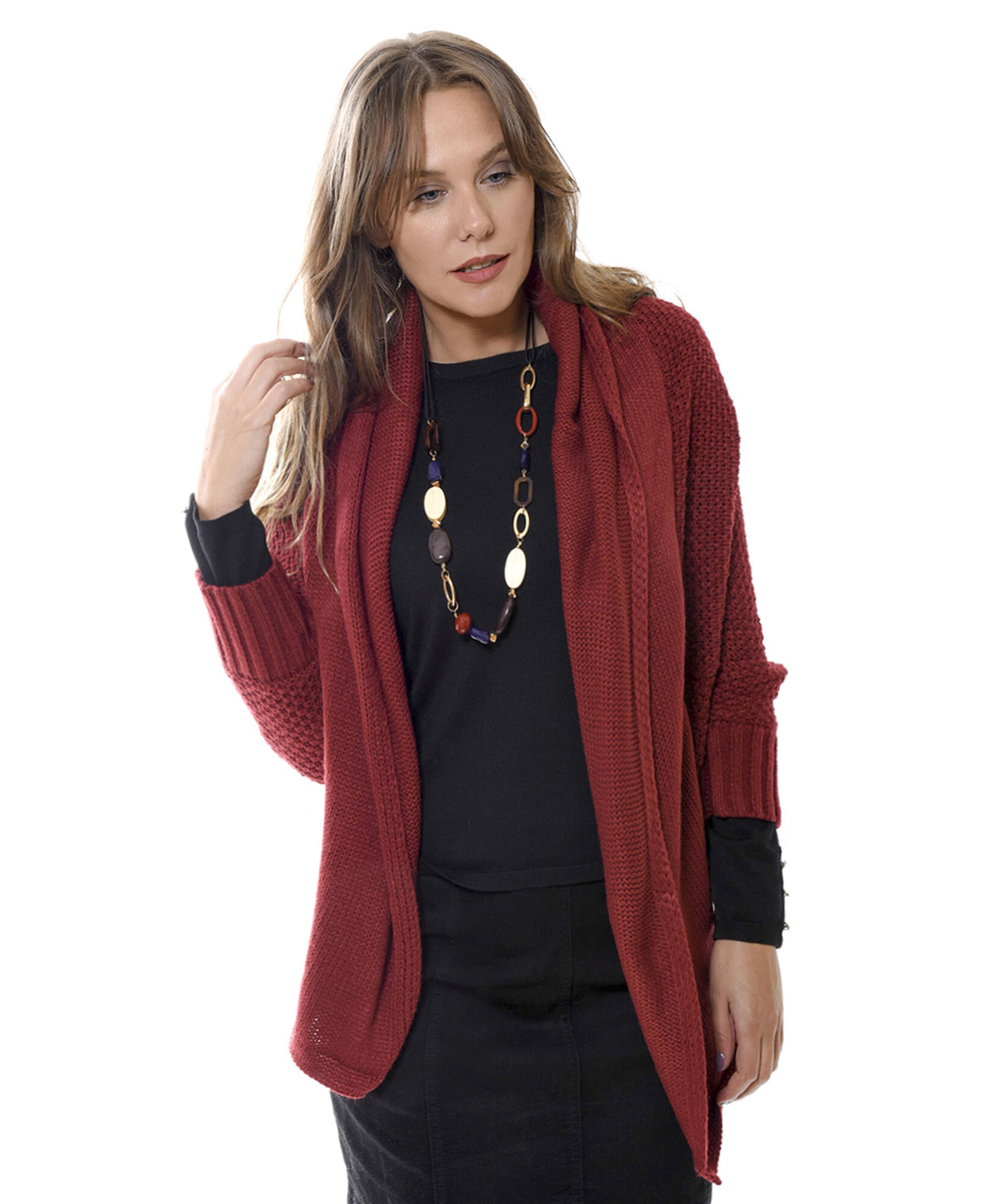 Poncho textura tejido Poncho textura tejido