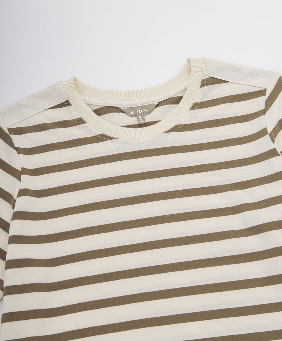 Polera mujer rayas bicolor
