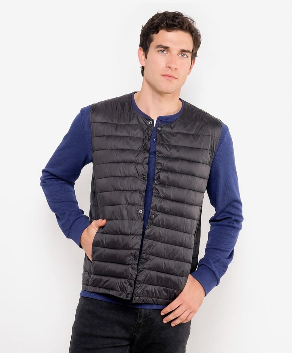Parka hombre sin mangas acolchada