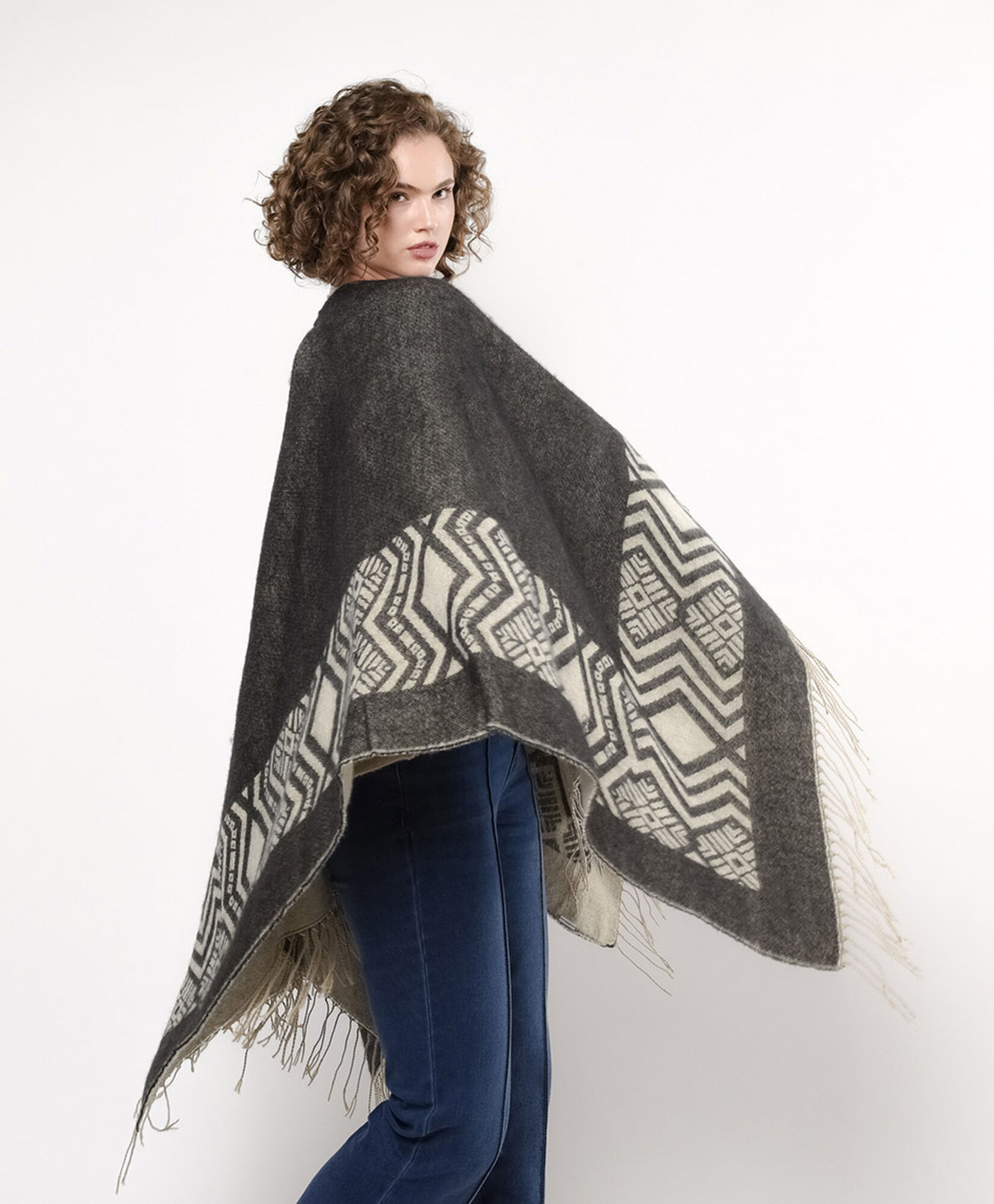 Poncho mujer print Poncho mujer print