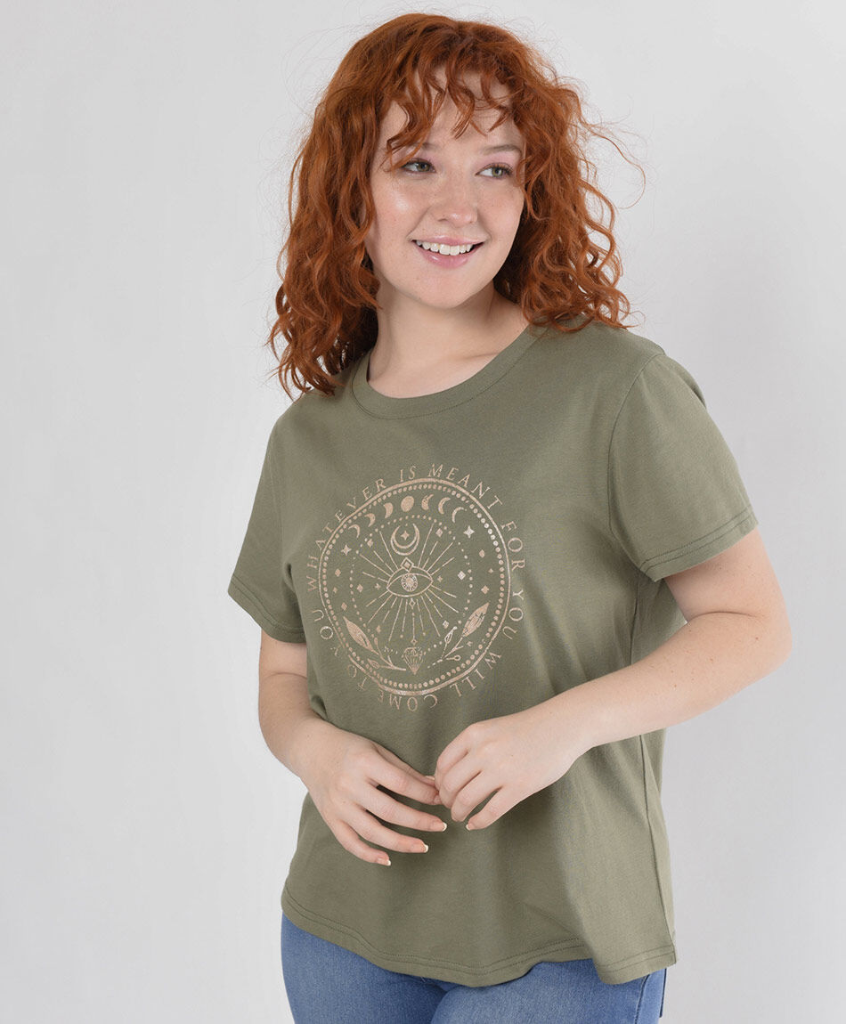 Polera mujer brillos