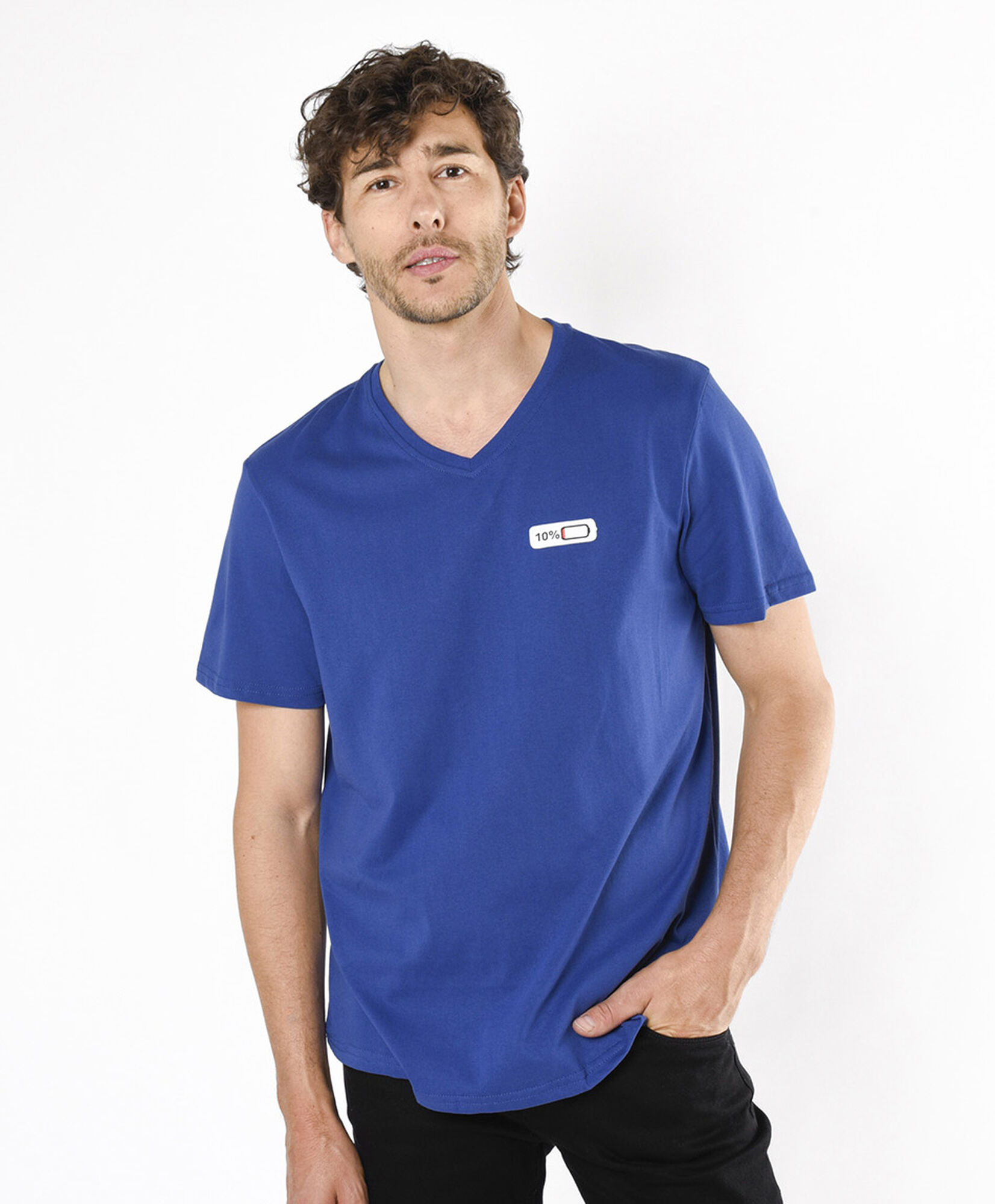 Polera hombre colores batería Polera hombre colores batería