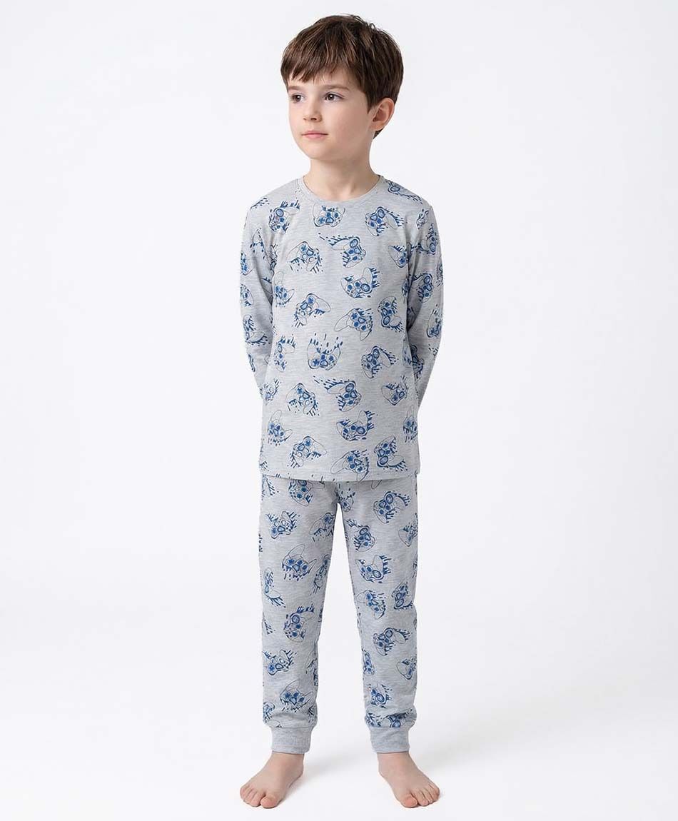Pijama ni&ntilde;o print gamer