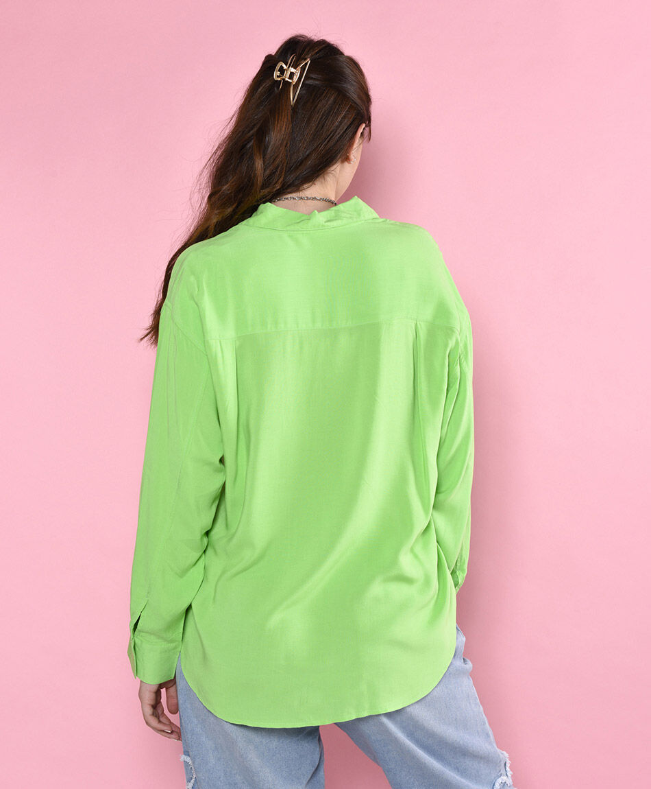 Blusa oversize manga larga