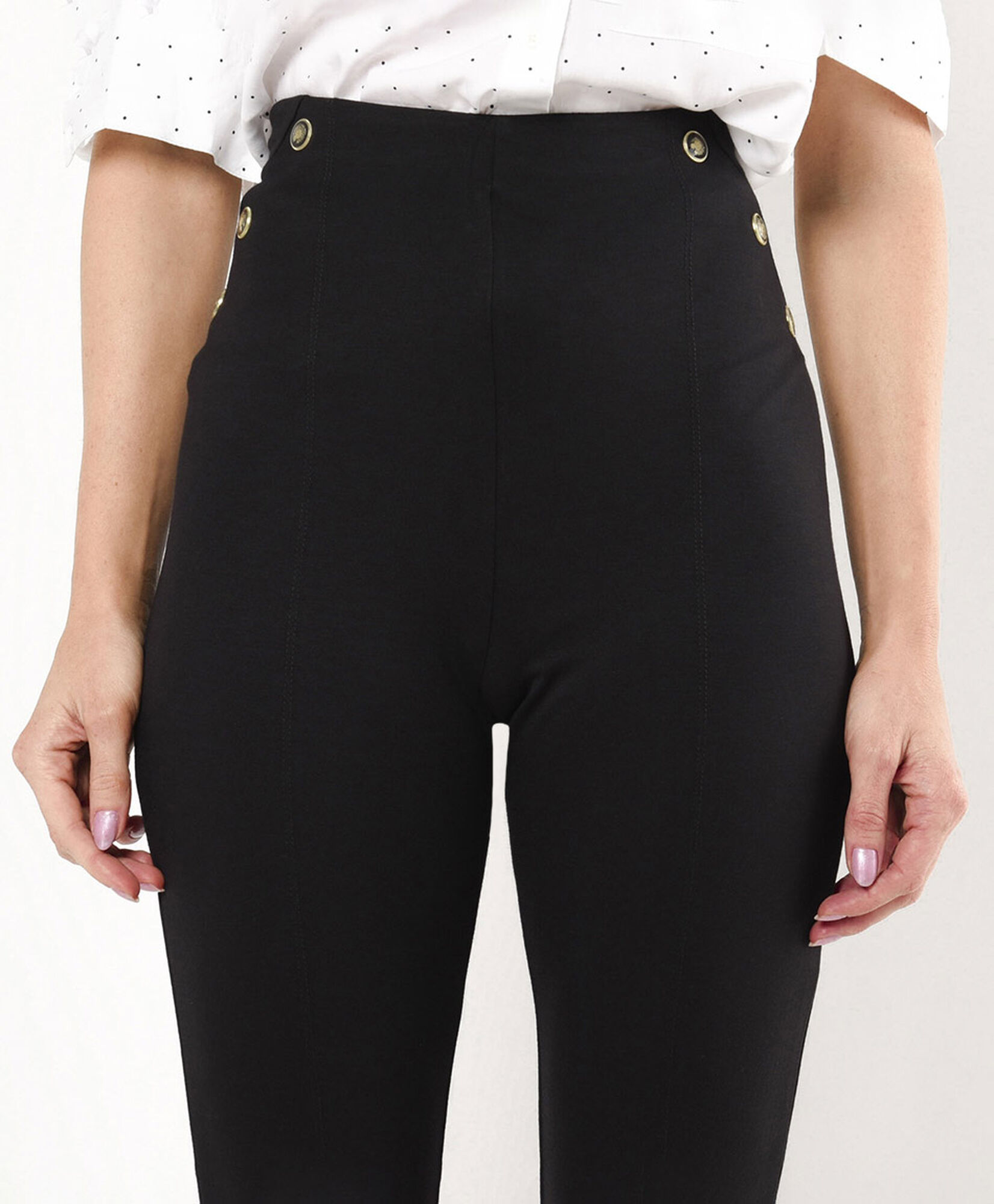 Leggins mujer botones diagonales Leggins mujer botones diagonales