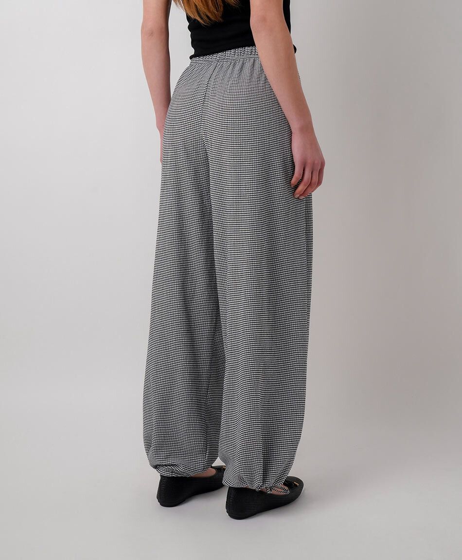 Pantal&oacute;n mujer balloon vichy