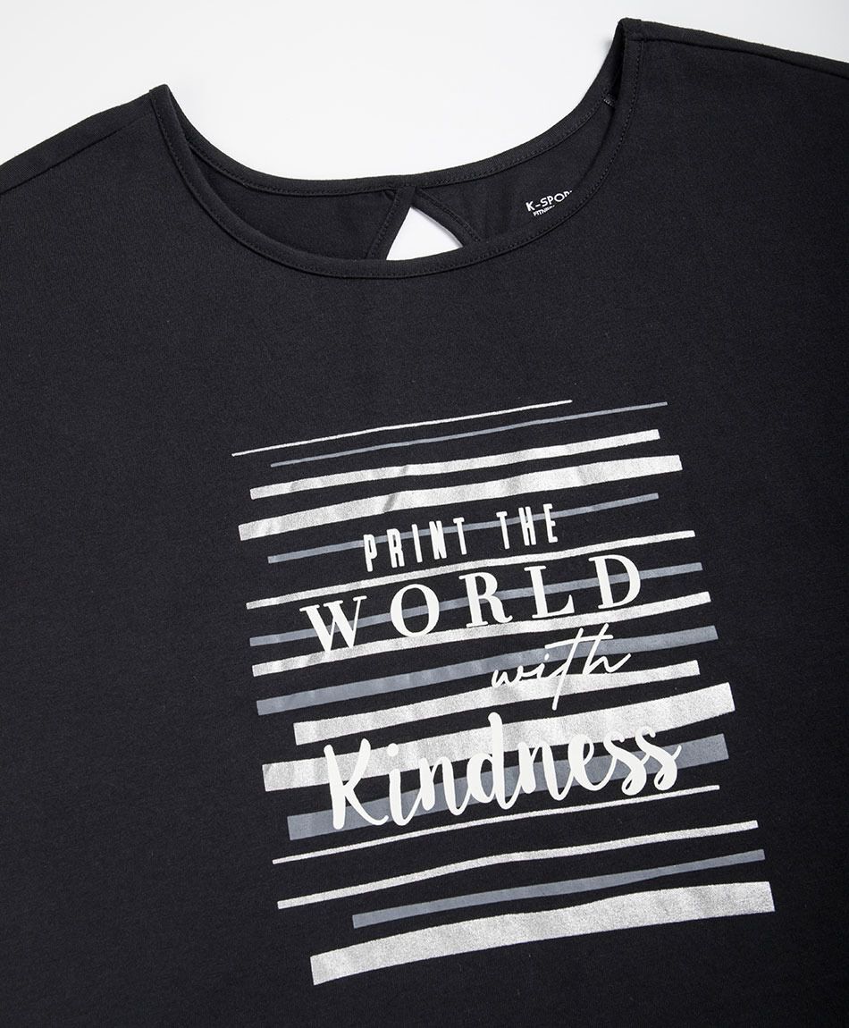 Polera deportiva mujer print