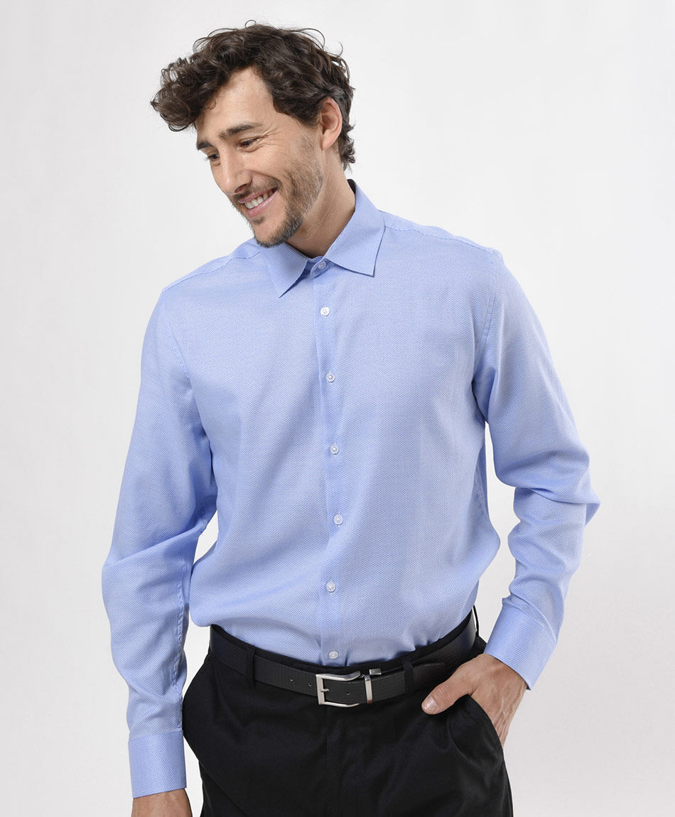 Camisa hombre cl&aacute;sica grabados