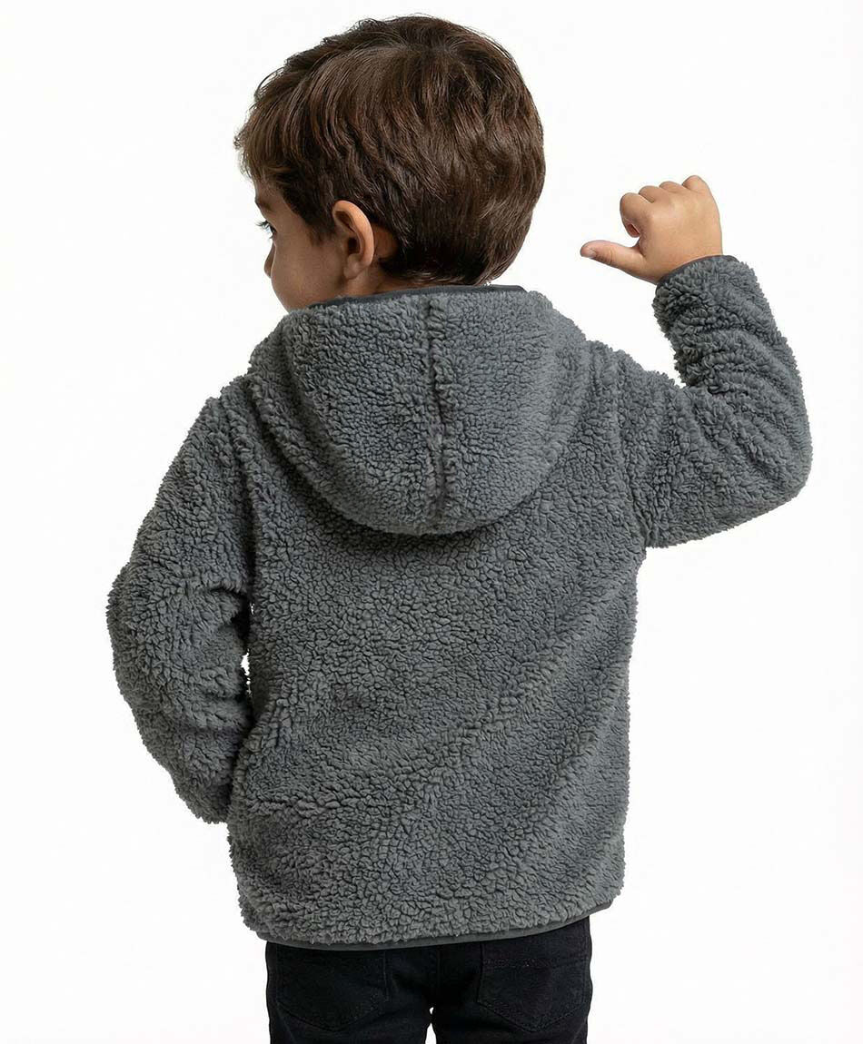 Poler&oacute;n beb&eacute; sherpas grey