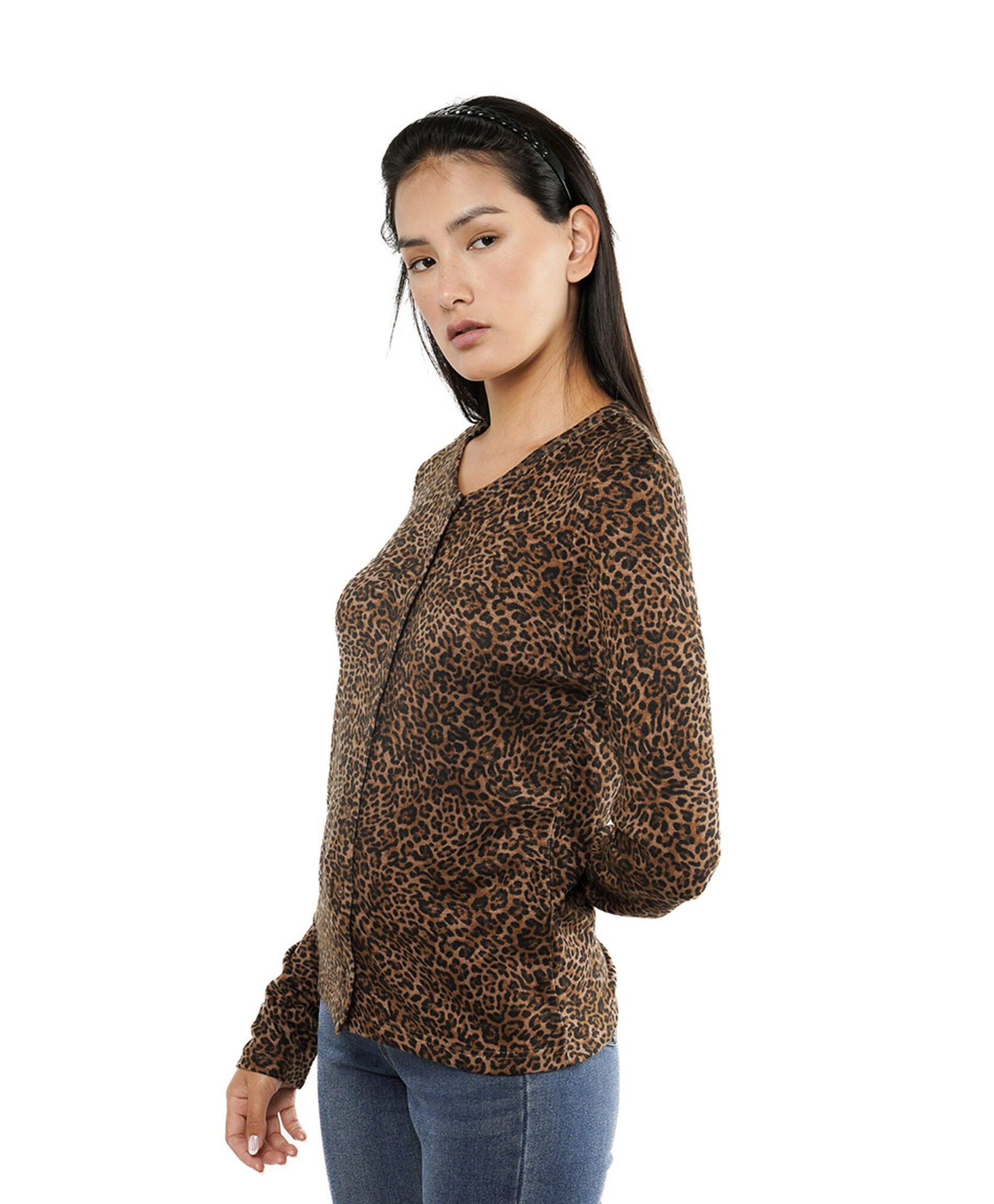 Cardigan mujer animal print Cardigan mujer animal print
