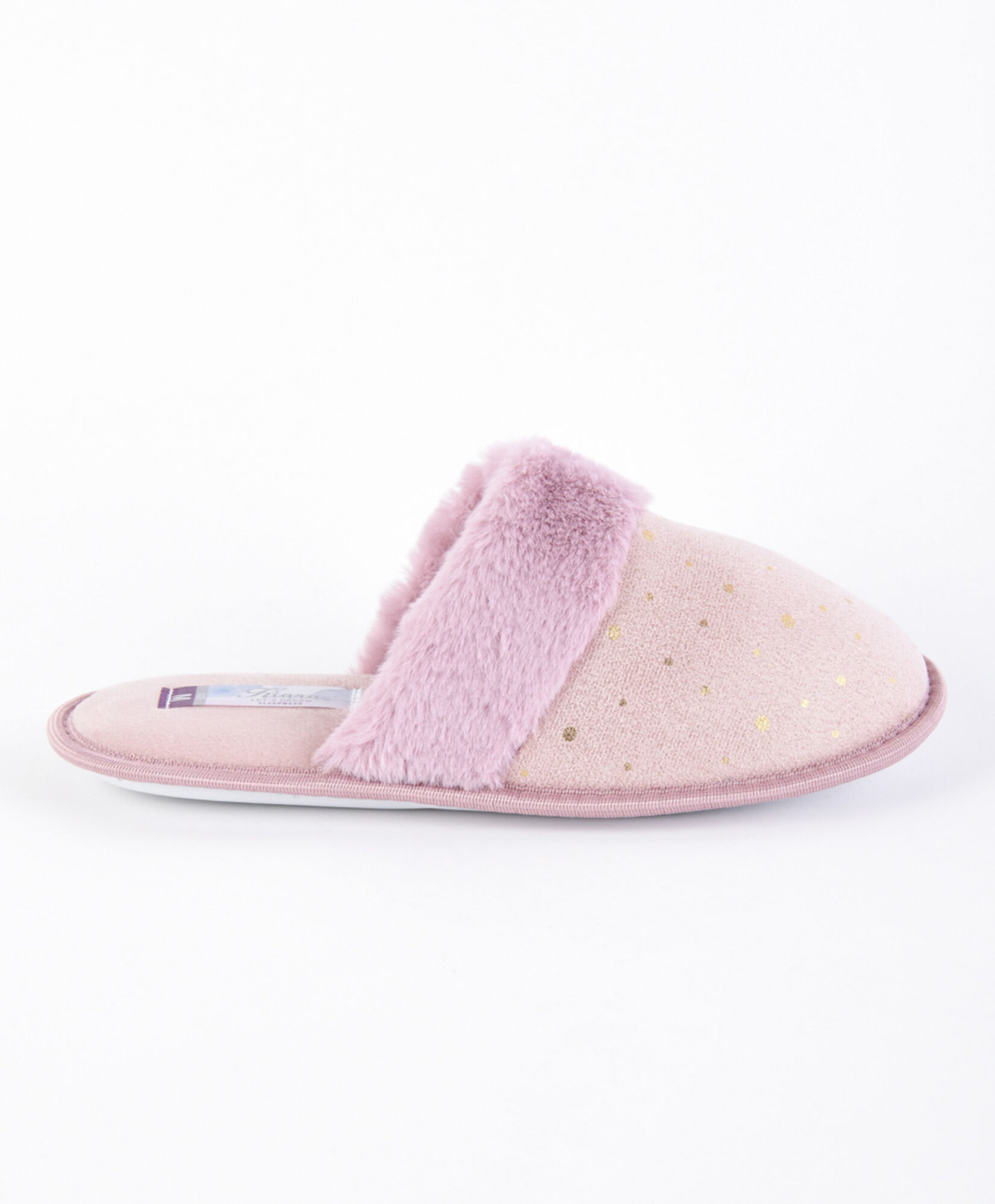 Pantufla mujer suede brillos Pantufla mujer suede brillos