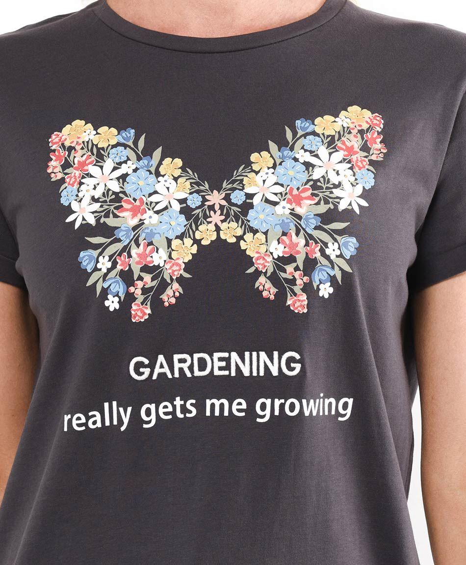 Polera mujer garden butterfly