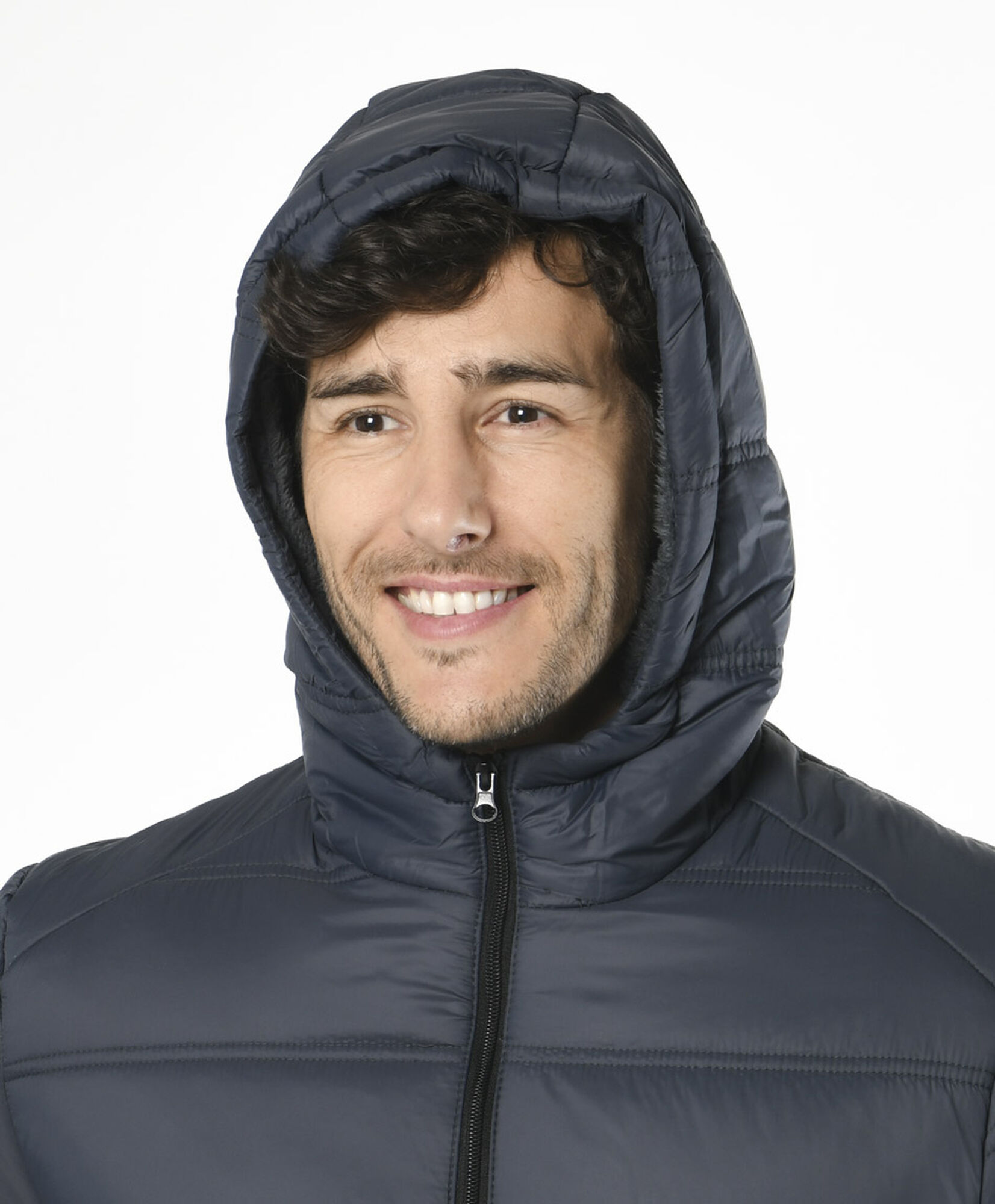 Parka hombre forrada azul Parka hombre forrada azul