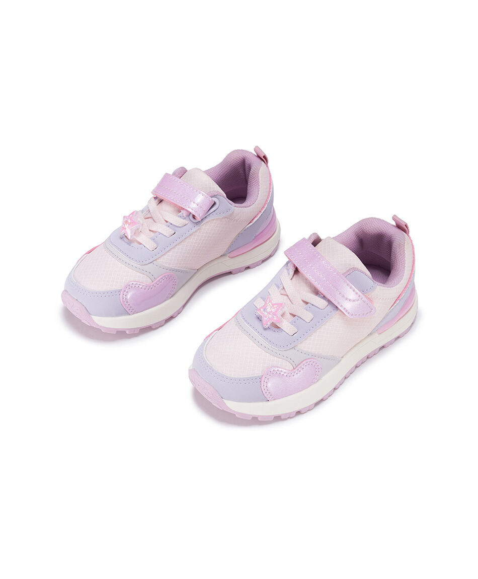 Zapatilla infantil (26 a 31) retro tornasol