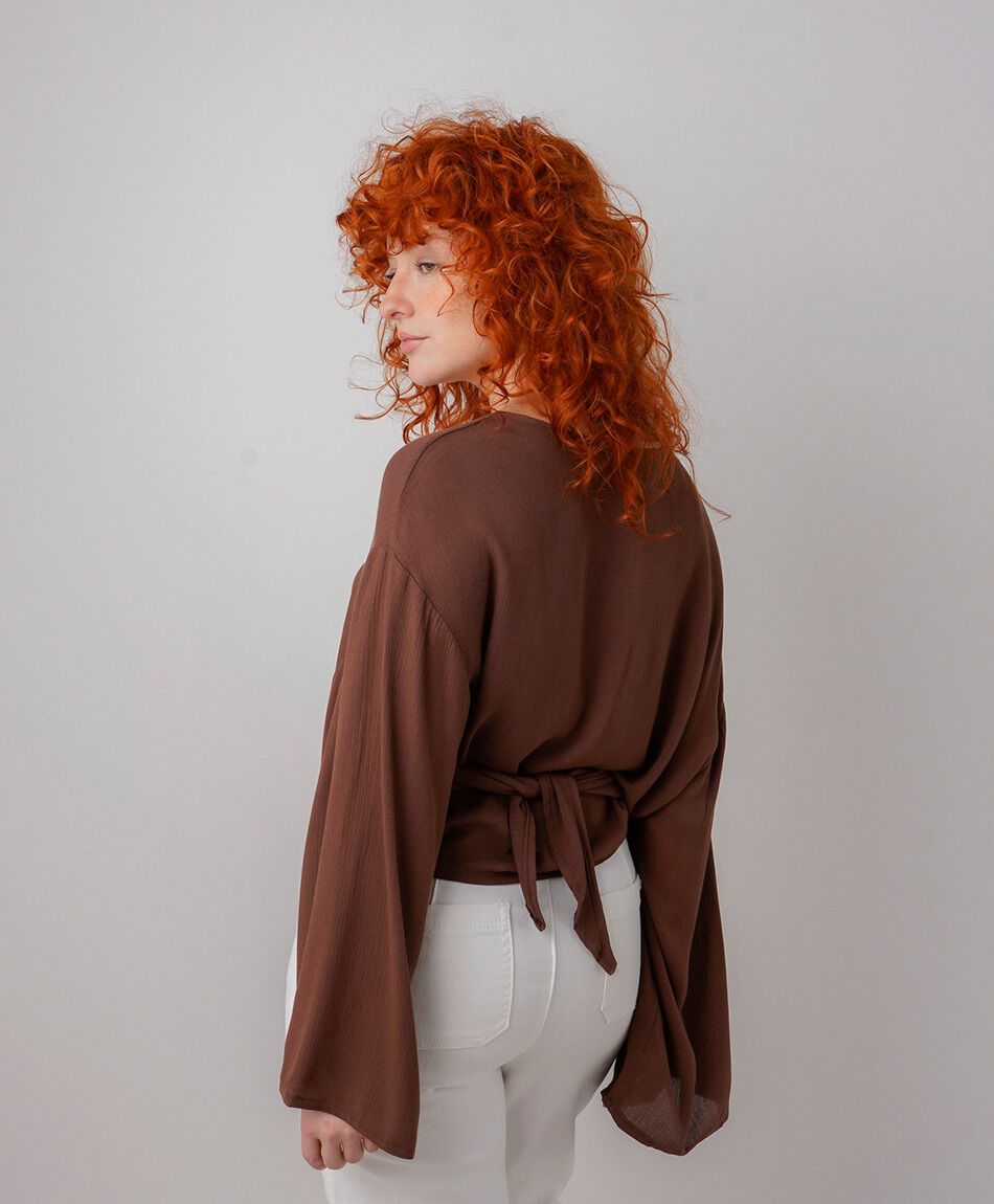 Blusa mujer mangas anchas