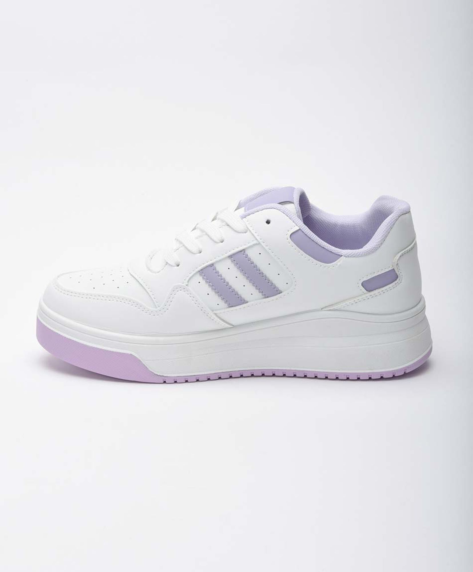 Zapatilla mujer líneas moradas Zapatilla mujer líneas moradas