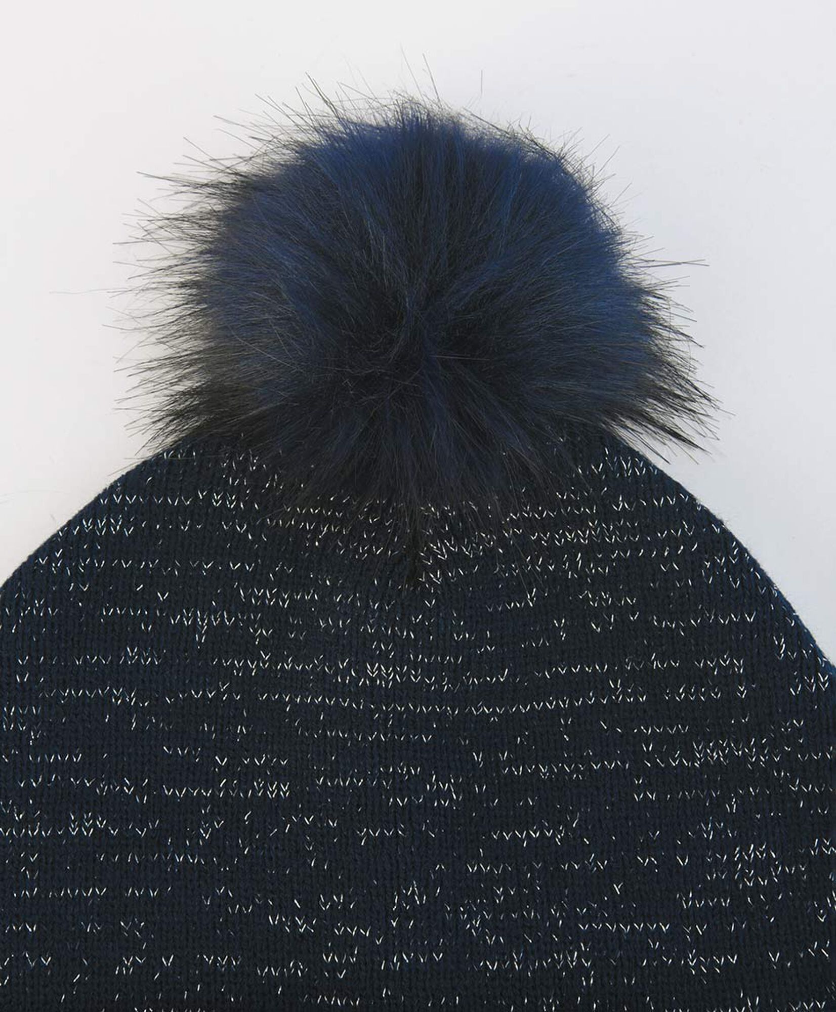 Gorro escolar pompón brillante Gorro escolar pompón brillante