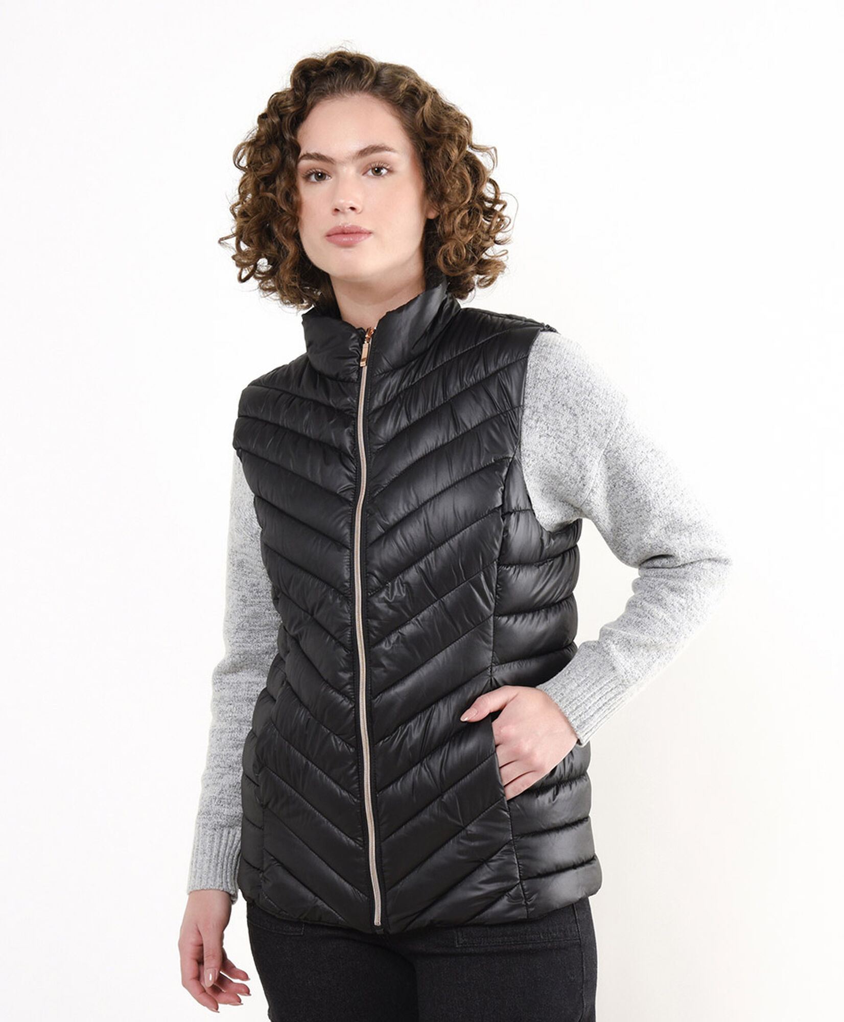 Parka mujer acolchada sin mangas Parka mujer acolchada sin mangas