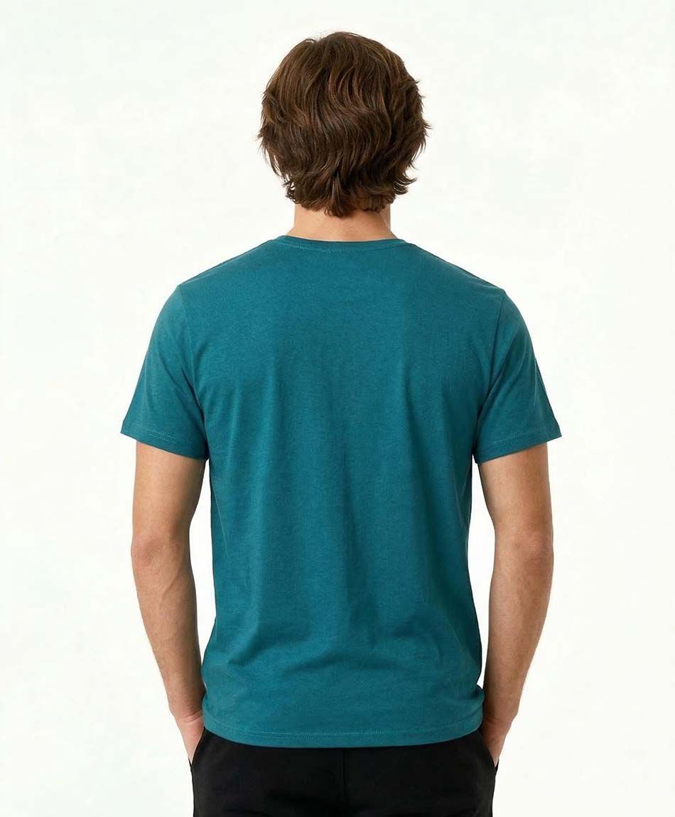 Polera deportiva hombre cuadro ondas