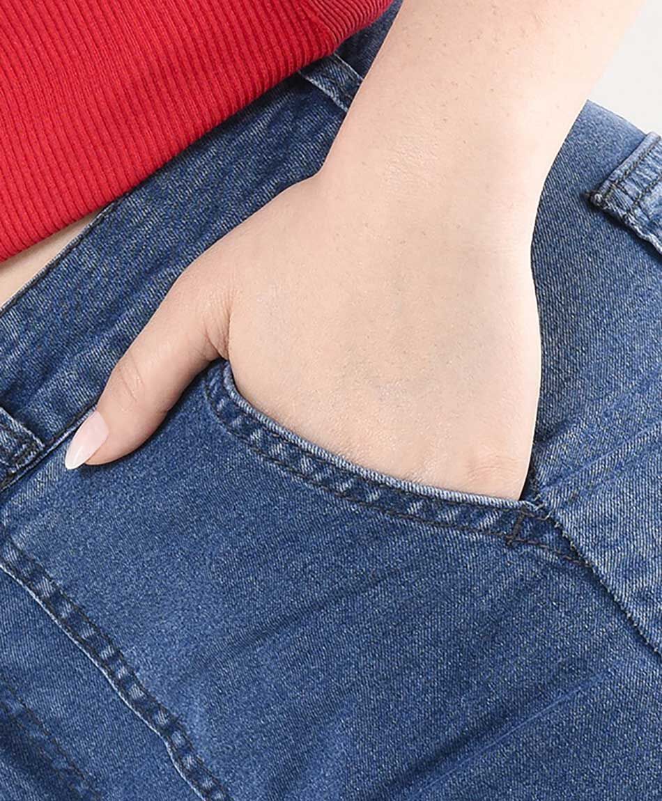 Jeans mujer comfy bolsillos