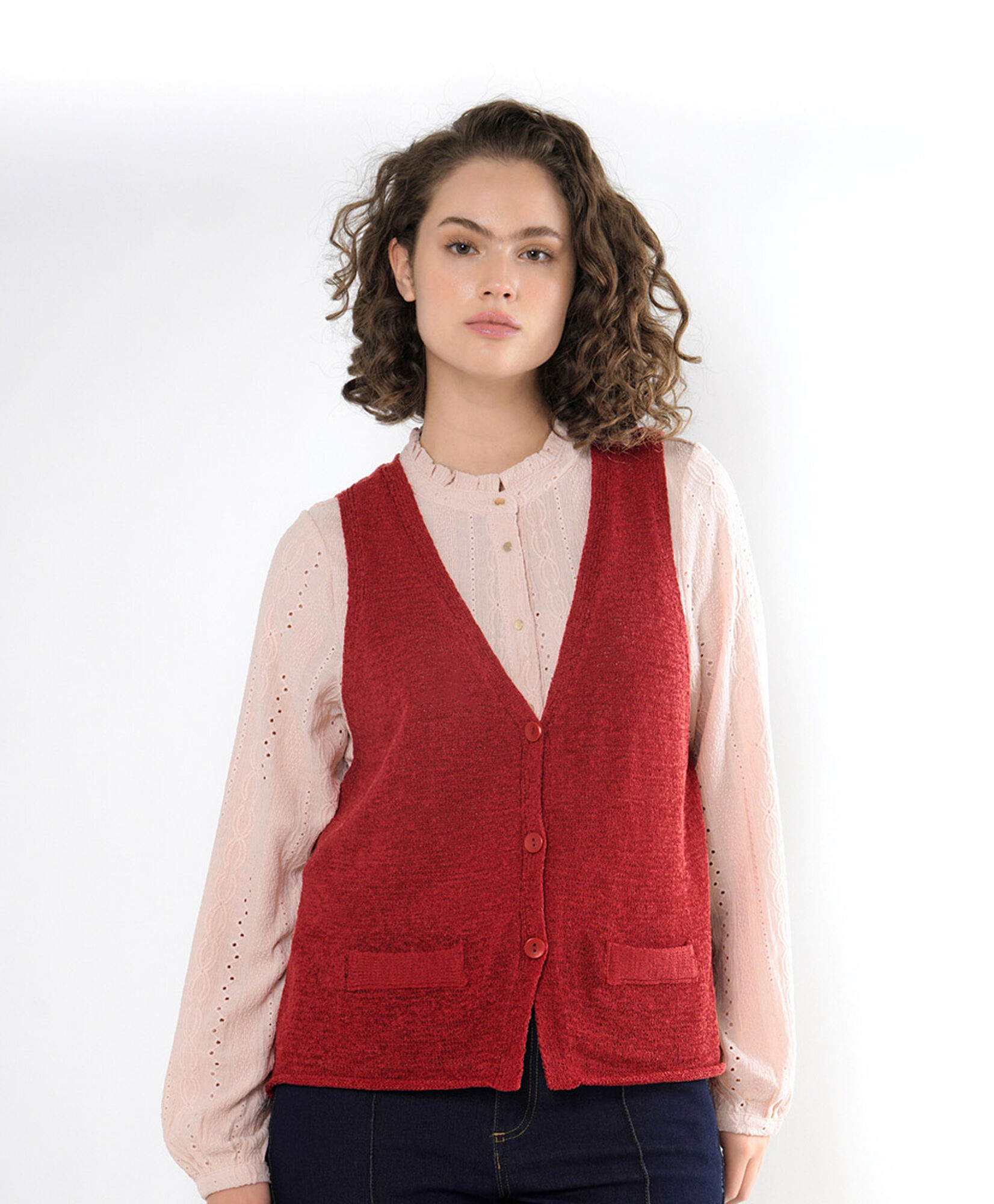 Vest mujer rojo Vest mujer rojo