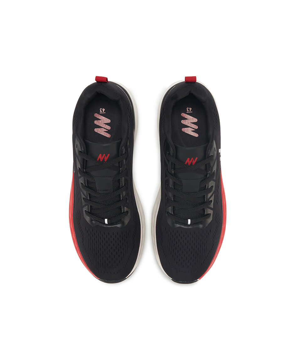 Zapatilla hombre plataforma roja