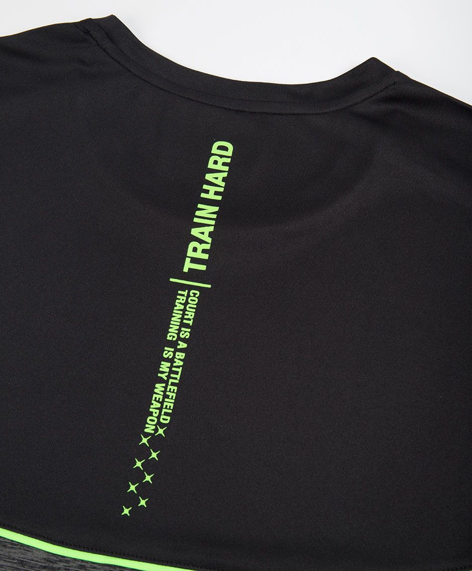 Polera deportiva hombre melange gris