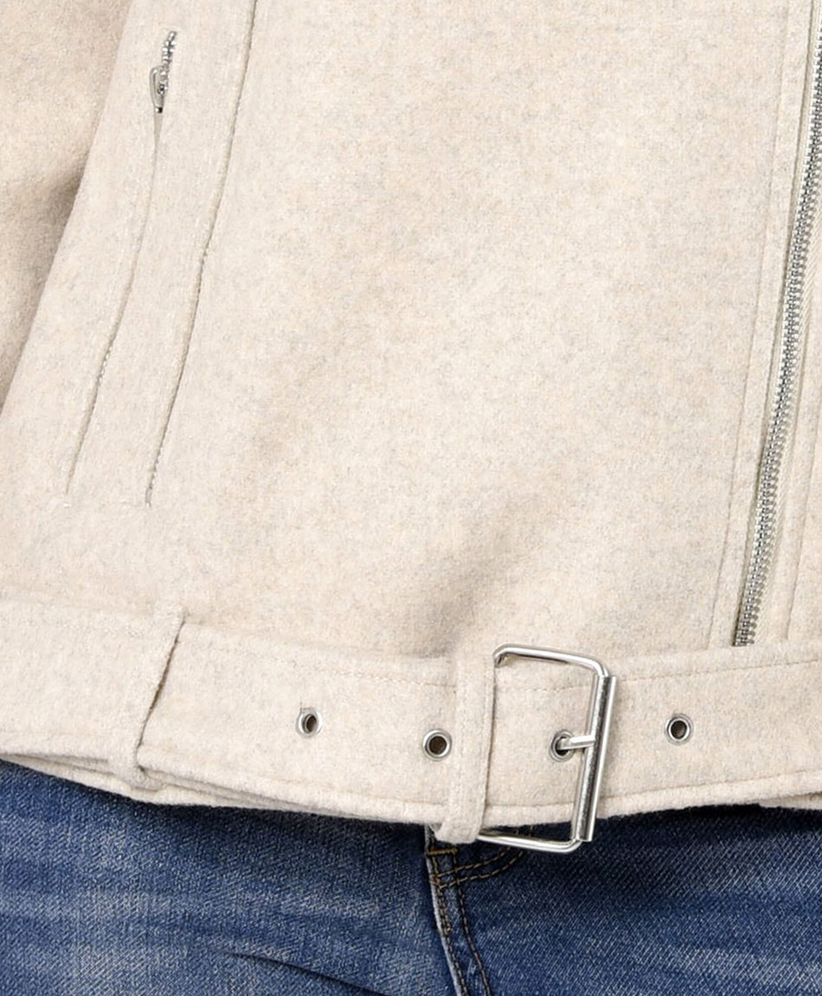 Chaqueta mujer cruzada cinturón Chaqueta mujer cruzada cinturón