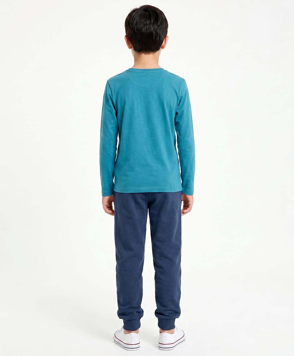 Pantal&oacute;n buzo ni&ntilde;o azul oscuro