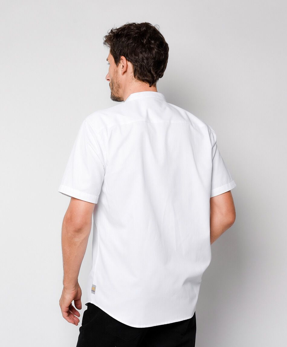 Camisa hombre cuello mao