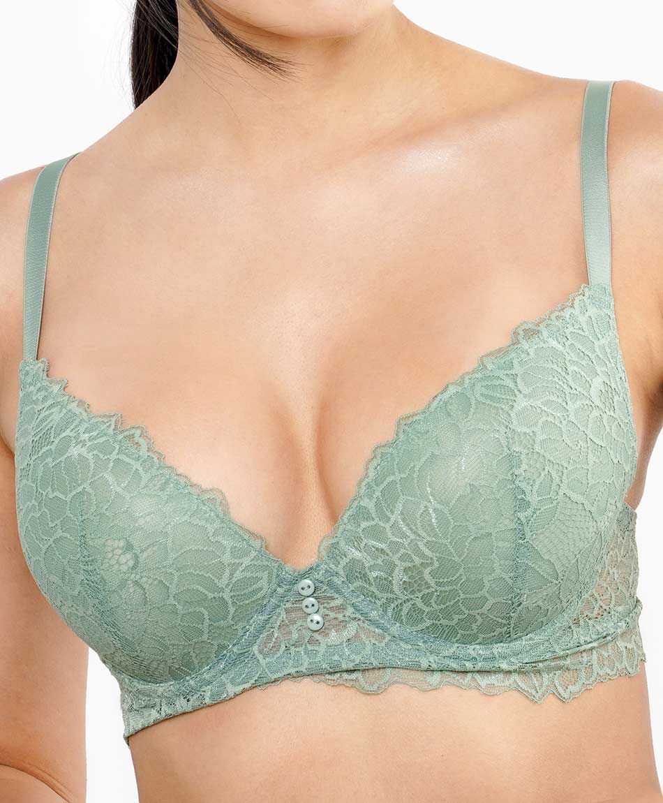 Sost&eacute;n mujer botones