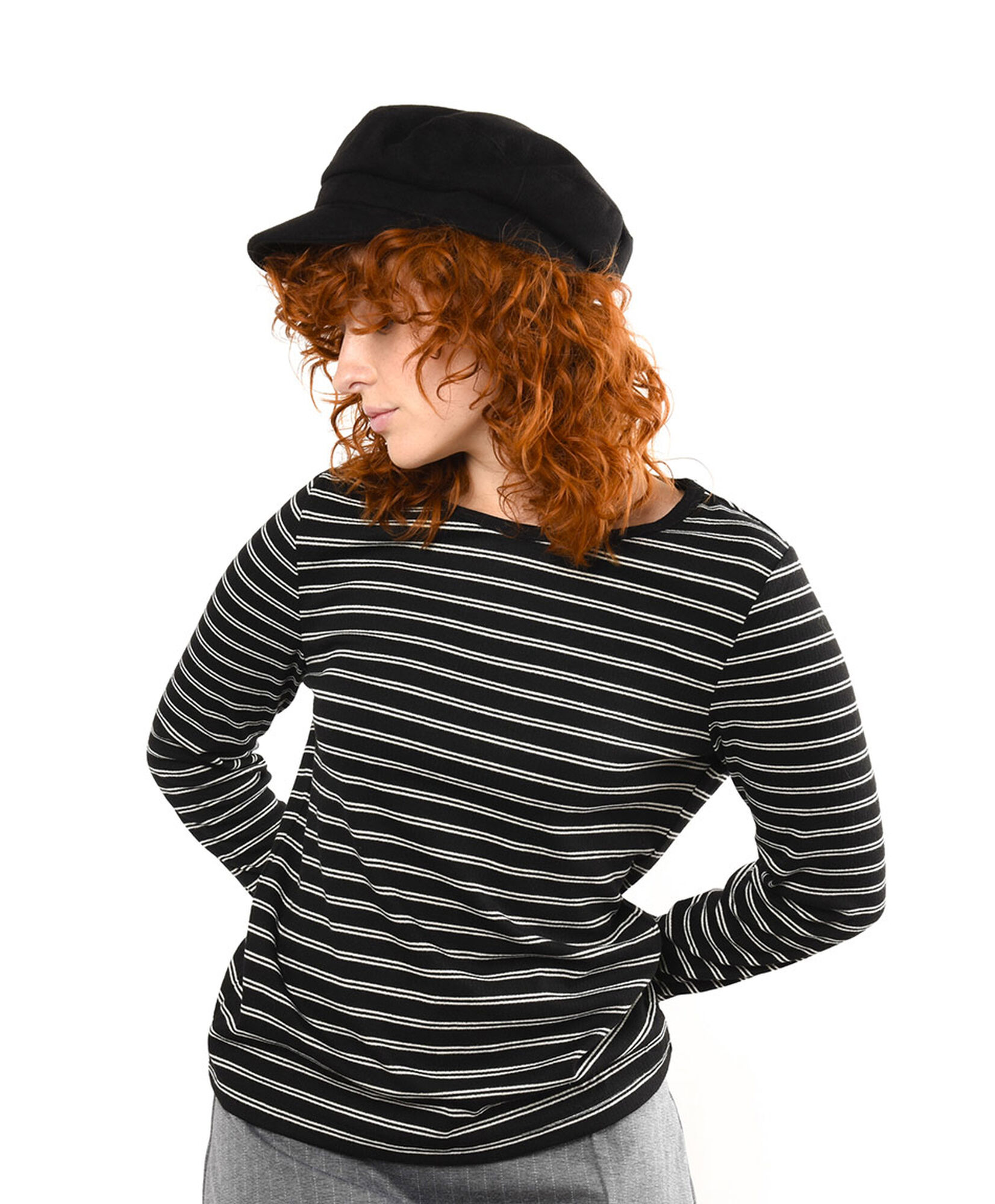 Polera mujer rayas dobles bicolor Polera mujer rayas dobles bicolor