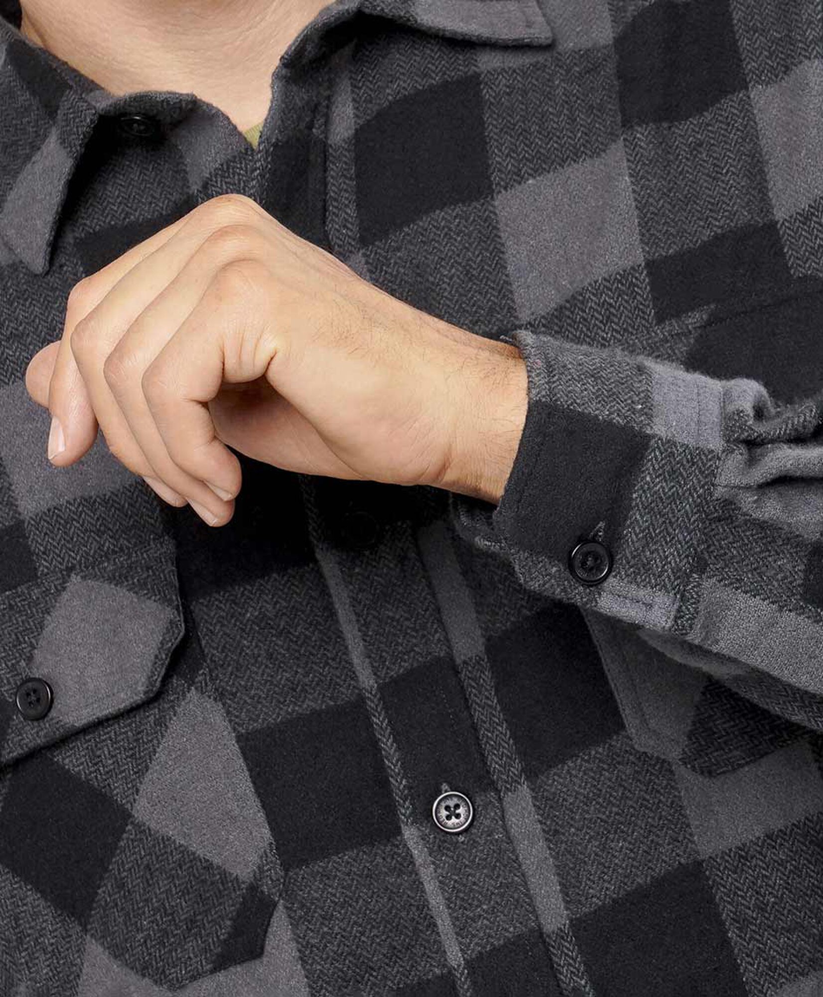 Chaqueta hombre leñadora gris Chaqueta hombre leñadora gris