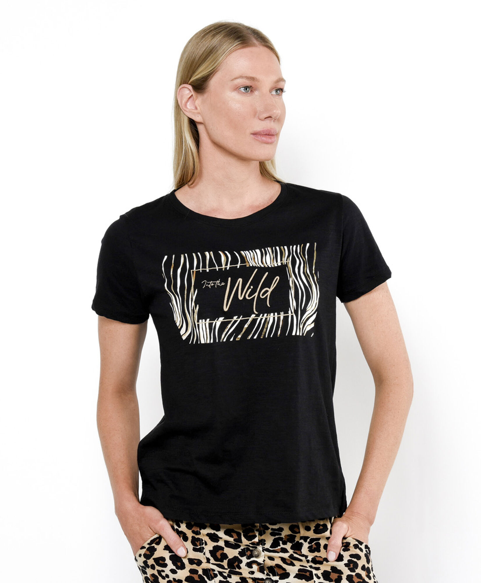 Polera mujer estampado wild Polera mujer estampado wild